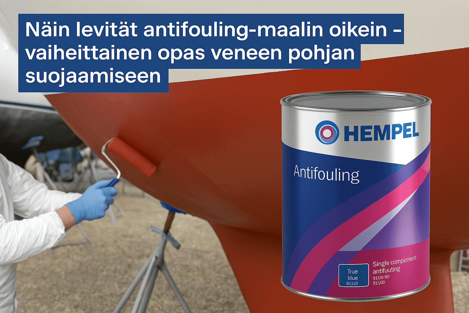 Näin levität antifouling-maalin oikein
